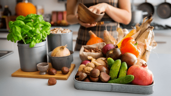 Légumes et noix