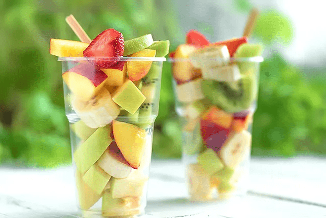 journée de fruits au régime