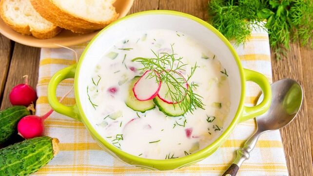 comment cuisiner l'okroshka selon le régime Dukan